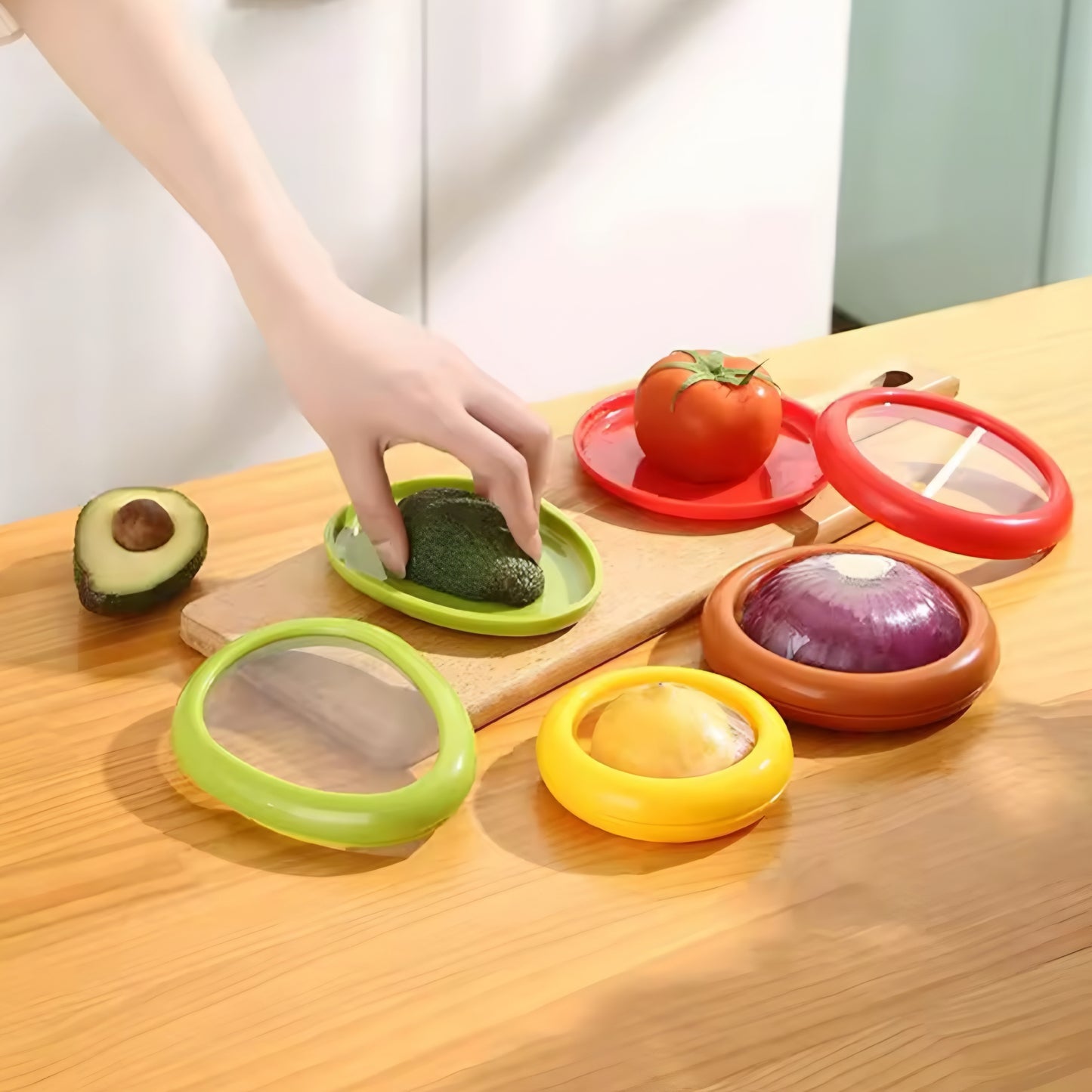 Elastic Container for Storing Fruits and Vegetables